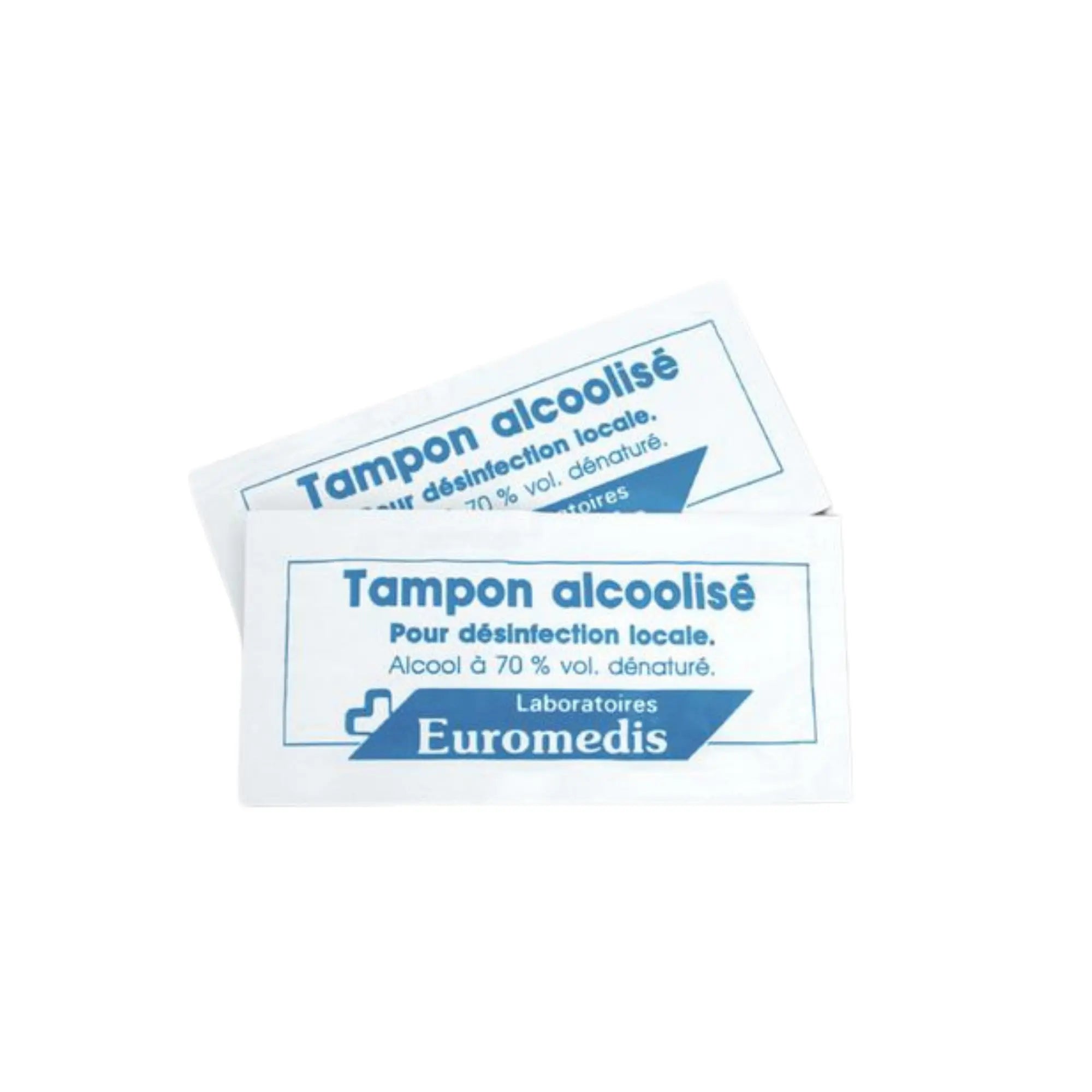 100 Tampons Alcool 70° - Euromedis - My Podologie