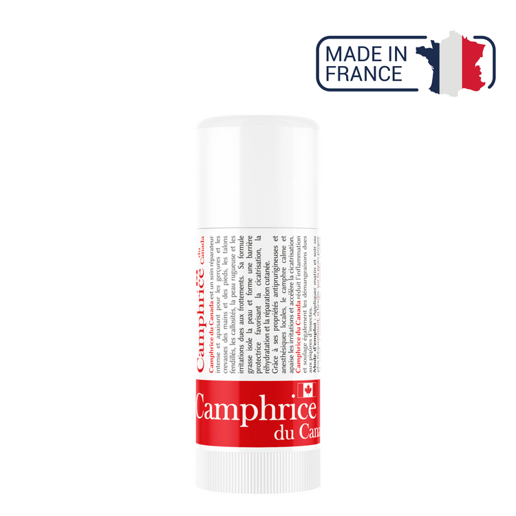 Camphrice du Canada - Gerçures, crevasses, peau irritée - Stick de 25g