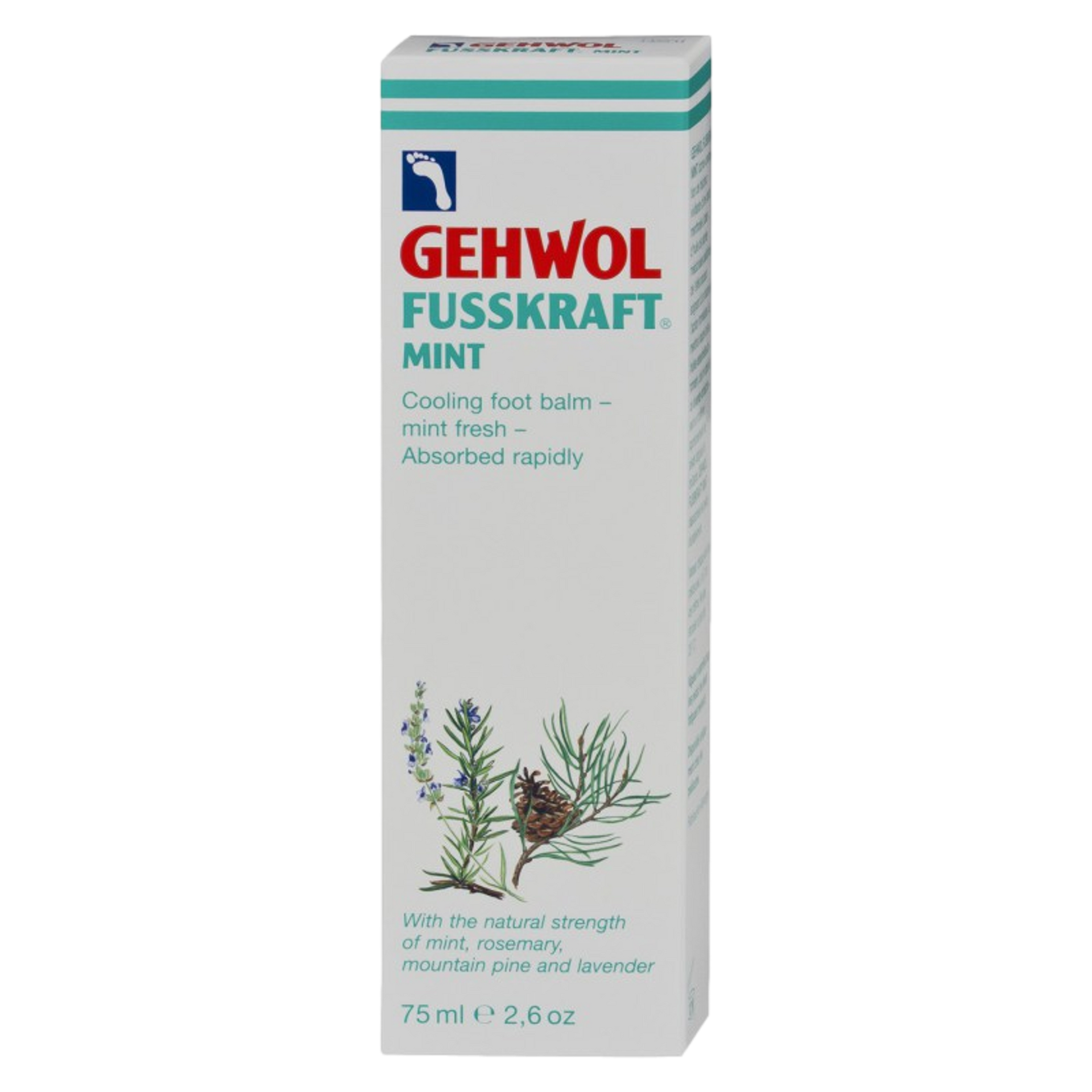 Baume rafraîchissant pour les pieds - 1 tube de 75 ml - Gehwol 