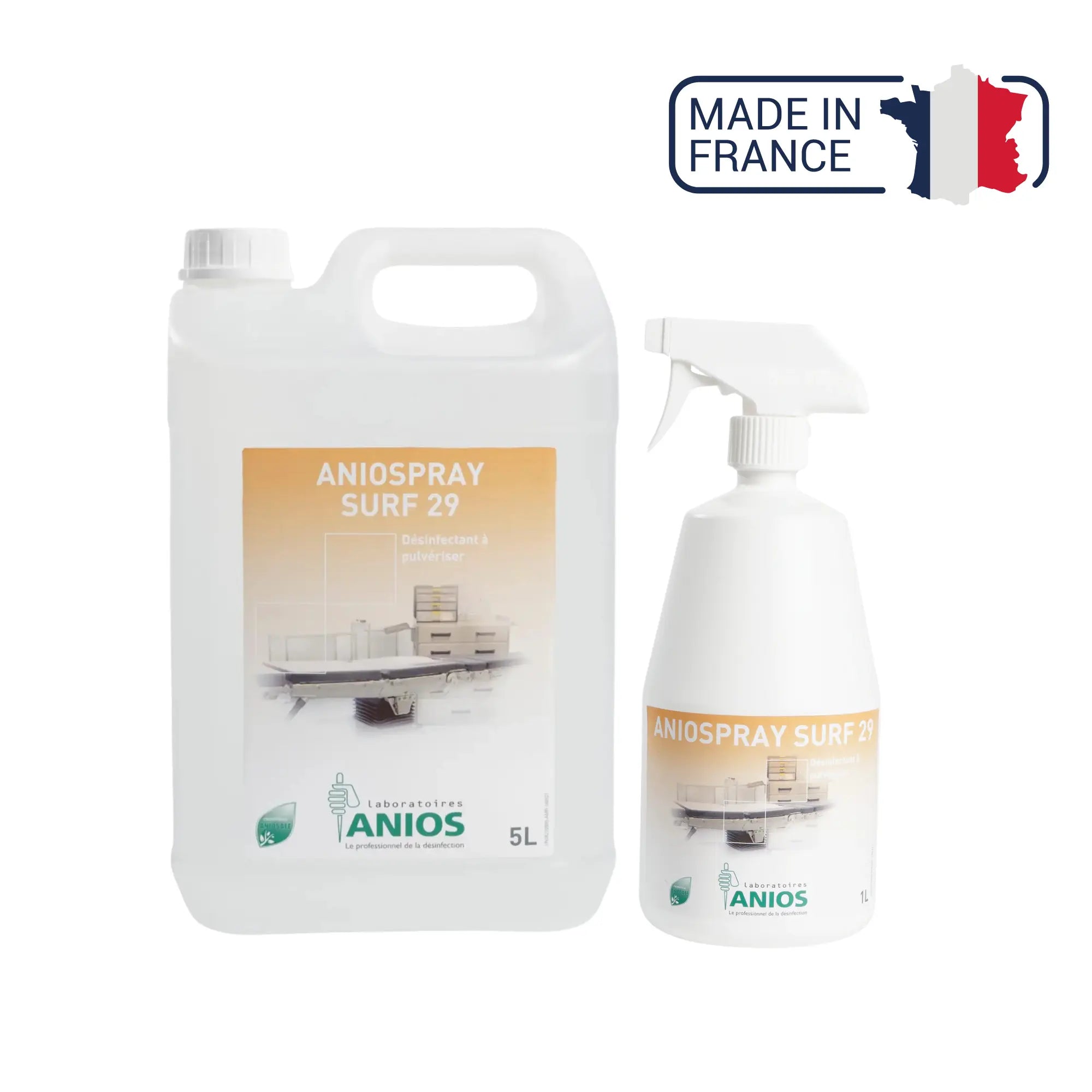 Aniospray Surf 29 - Désinfectant à pulvériser - 1L ou 5 L - Anios Anios 