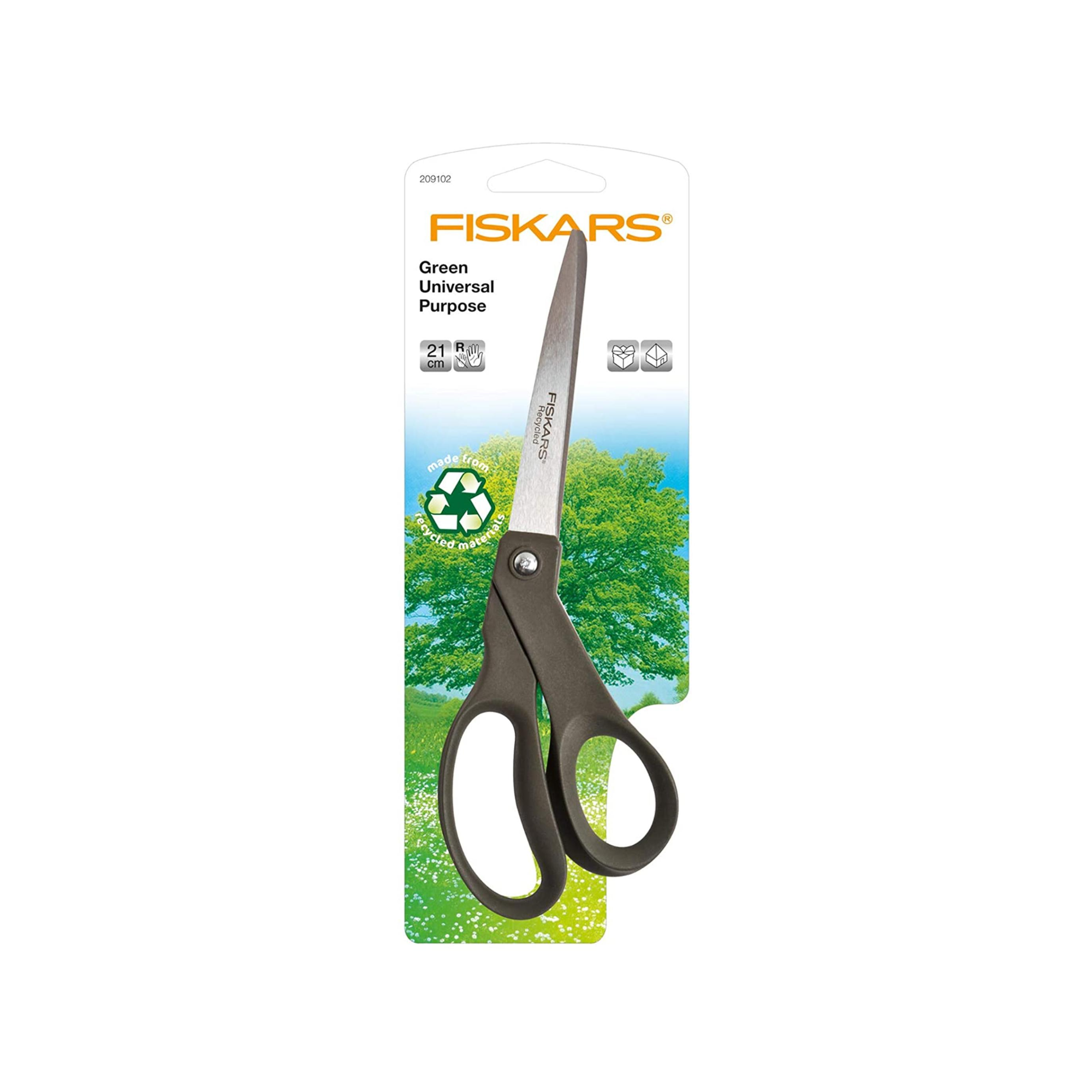 Ciseaux universels droitier recyclés écologiques - 21 cm - Fiskars Fiskars