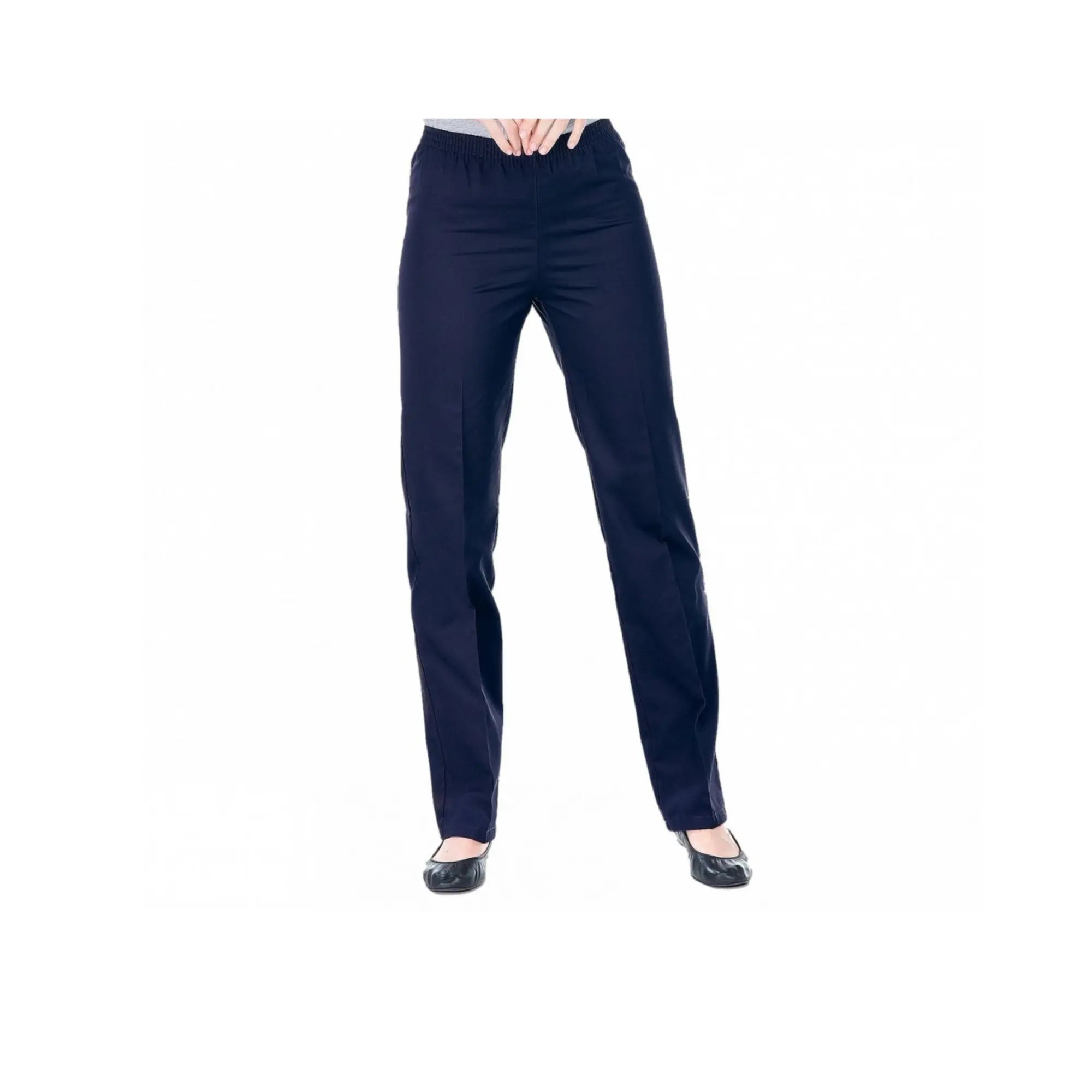 Manu - Pantalon Marine - Mixte - Ceinture élastique - Sans poche My Blouse 