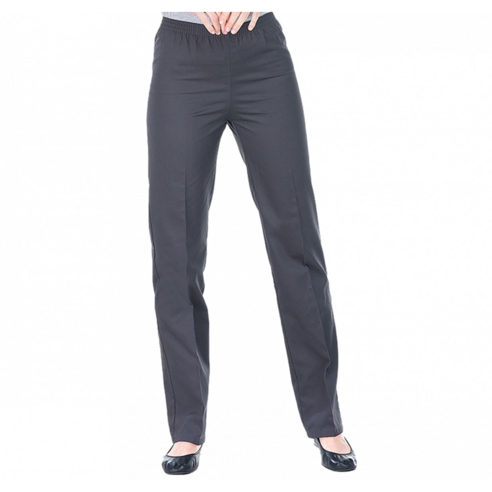 Manu - Pantalon Anthracite - Mixte - Ceinture élastique - Sans poche My Podologie